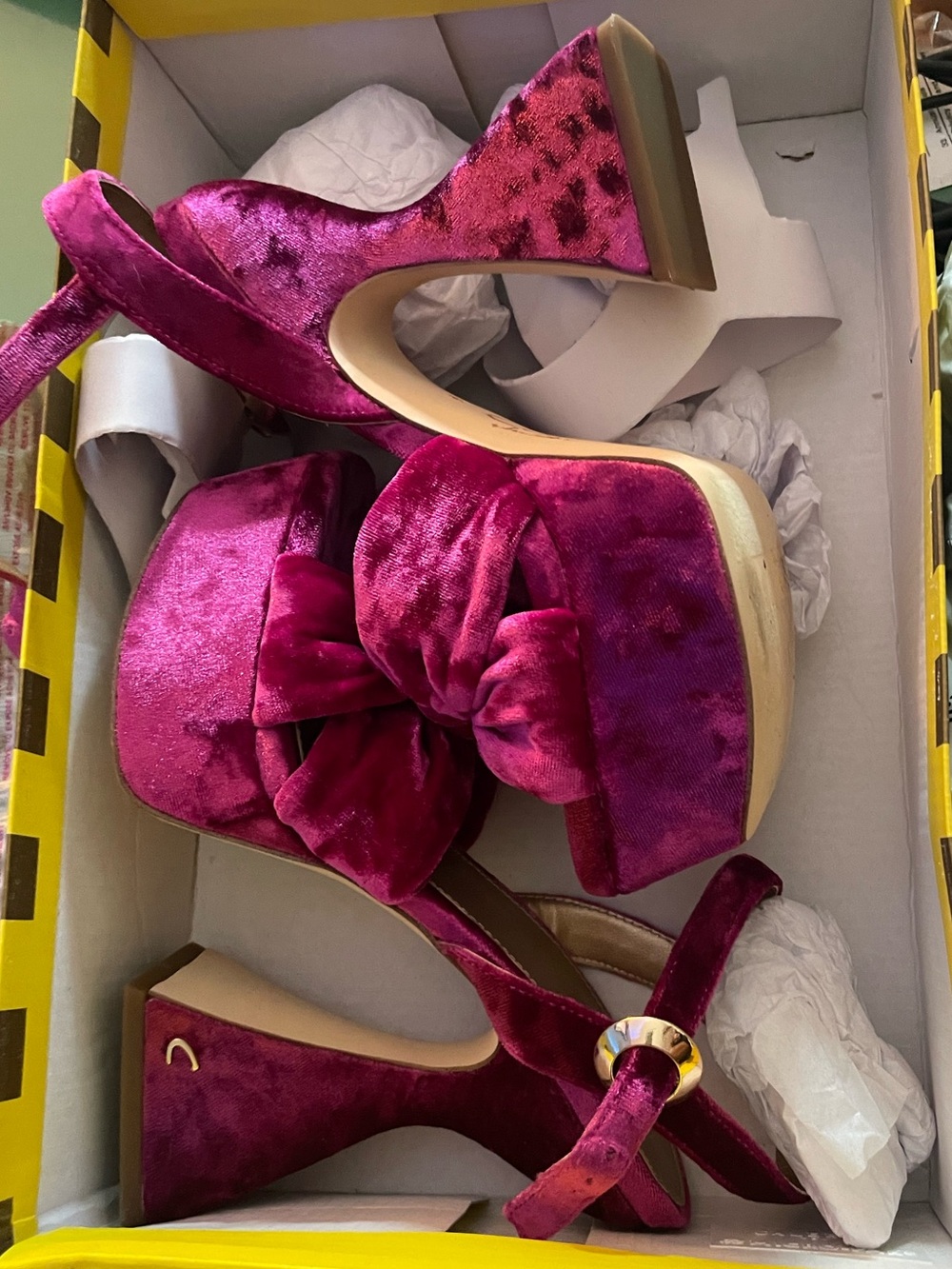 Hot Pink Platform Heels